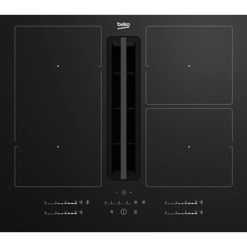 Beko HIXI64700UF: ενσωματωμένη επαγωγική εστία 4 ζωνών με 9 επίπεδα, 60 εκ.