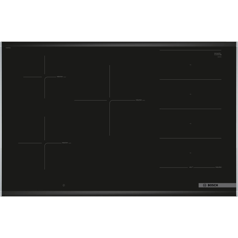 Bosch PXV875DV1E: Επαγωγή 80 cm με 5 ζώνες, Flex zone και DirectSelect Premium