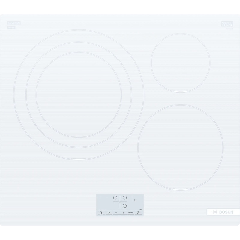 Bosch PID612BB1E, Induktionskochfeld mit 3 Zonen, dreifacher Zone und 17 Leistungsstufen