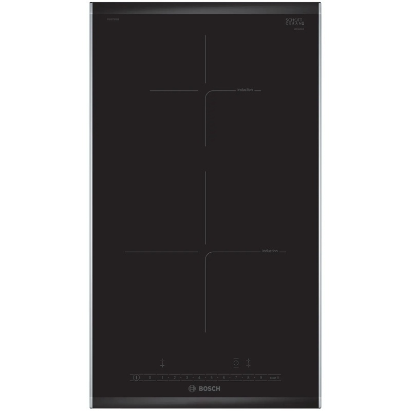Bosch PIB375FB1E: encimera de inducción domino de 30,6 cm con 2 zonas