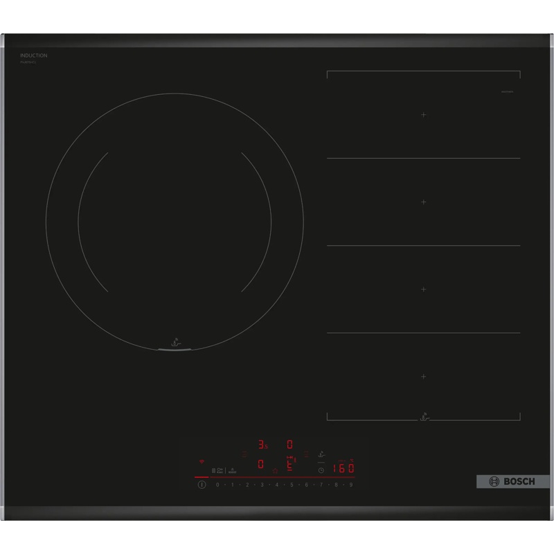 Encimera de inducción Bosch PXJ675HC1E de 60,6 cm con zona flexible