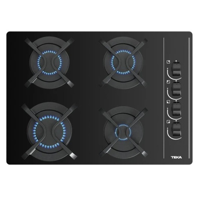 Teka GBC 64003 KBN, aardgaskookplaat van 60 cm met 4 branders