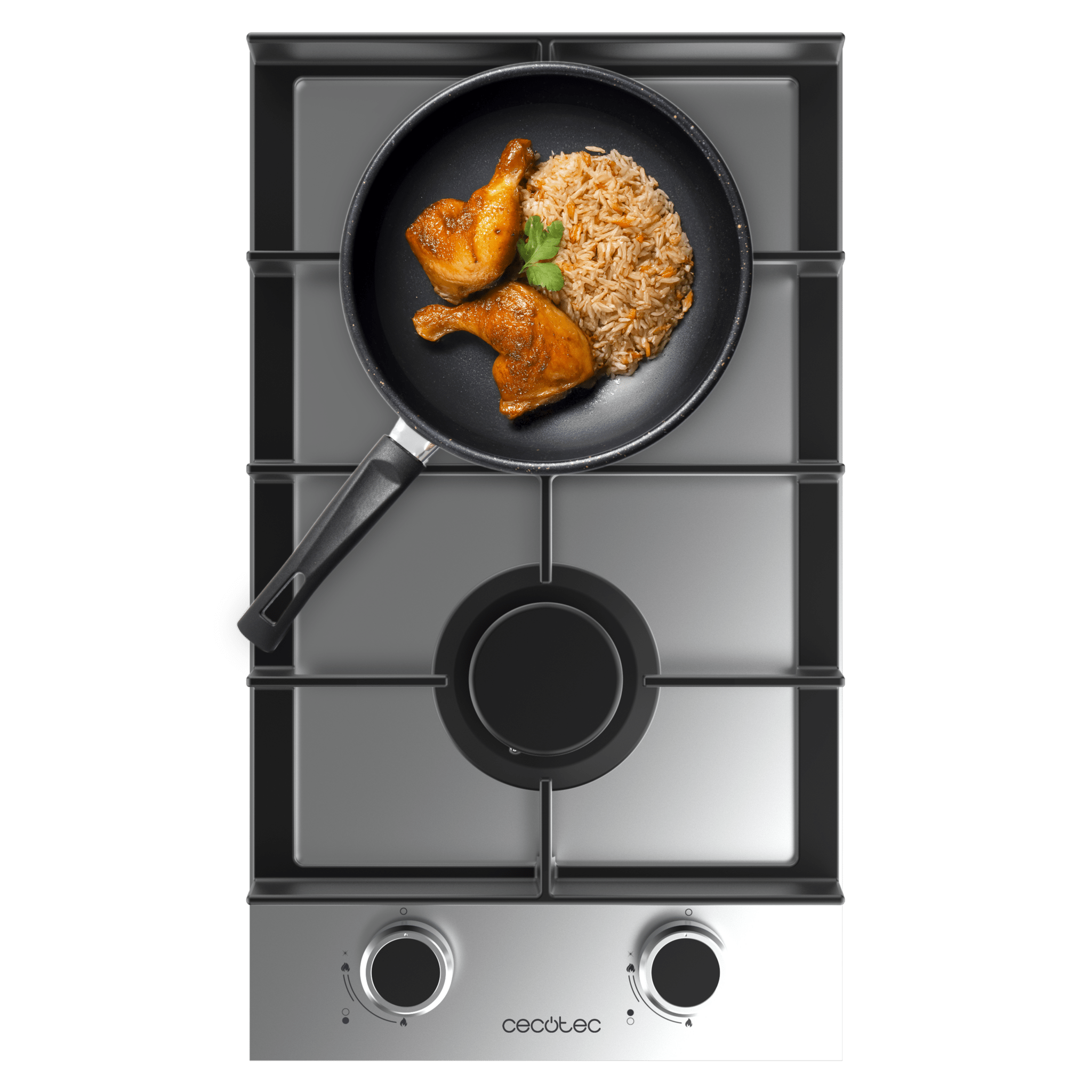 Placa de cocción Cecotec Bolero Squad G 2400F Inox