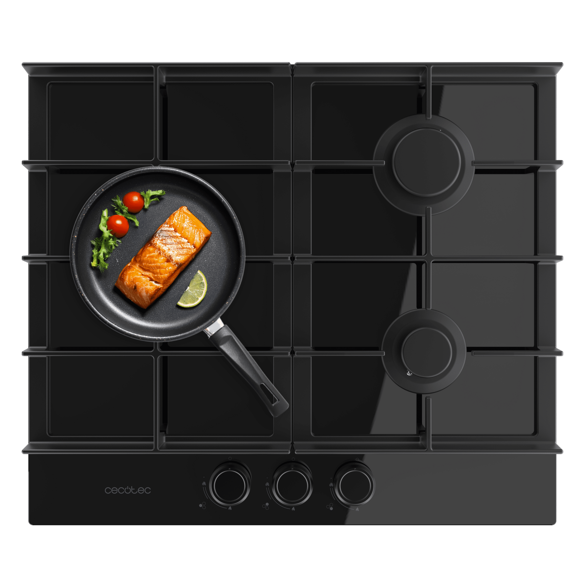 Piastra di cottura Cecotec Bolero Squad G 3400F Glass Black