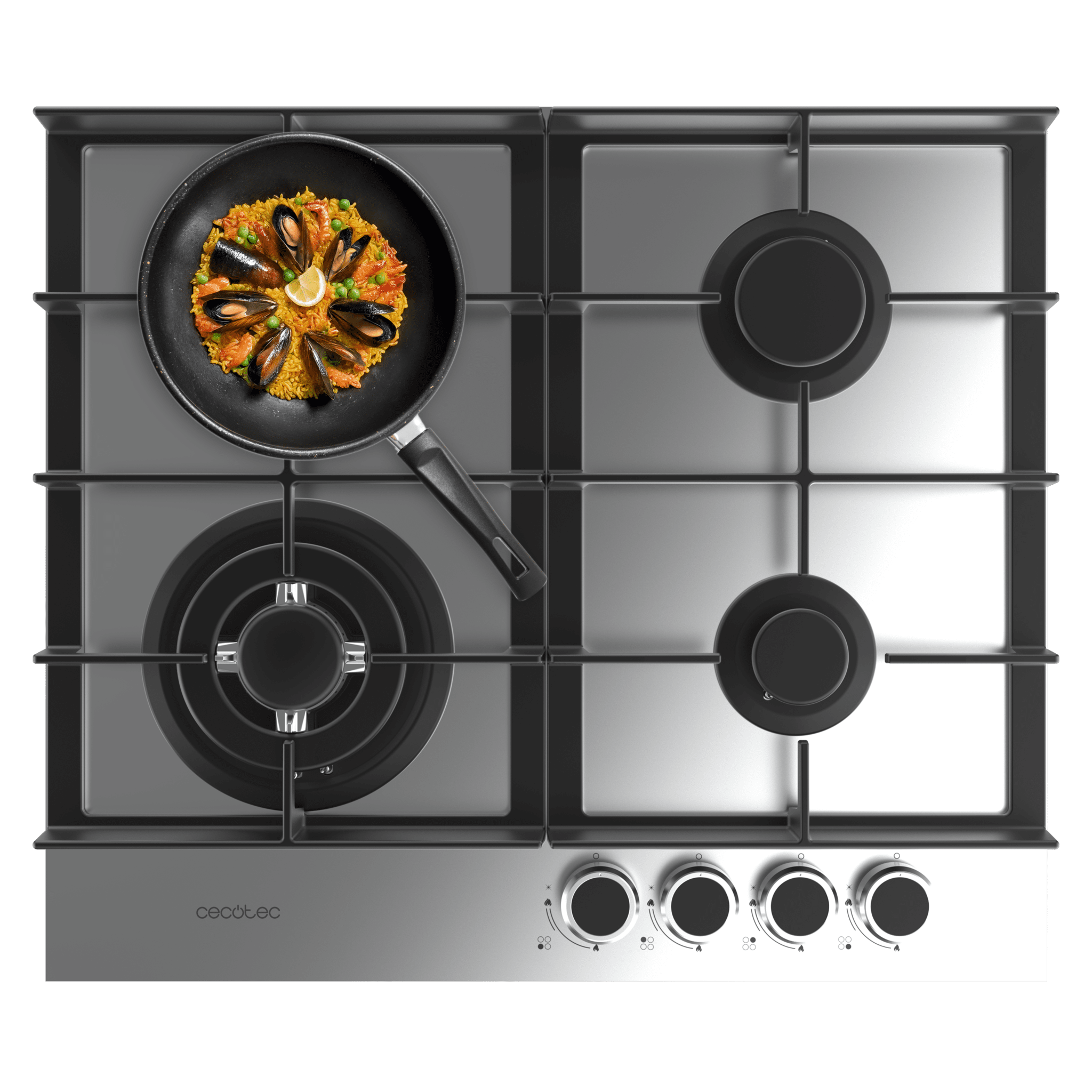 Εστία μαγειρέματος Cecotec Bolero Squad G 4400F Inox