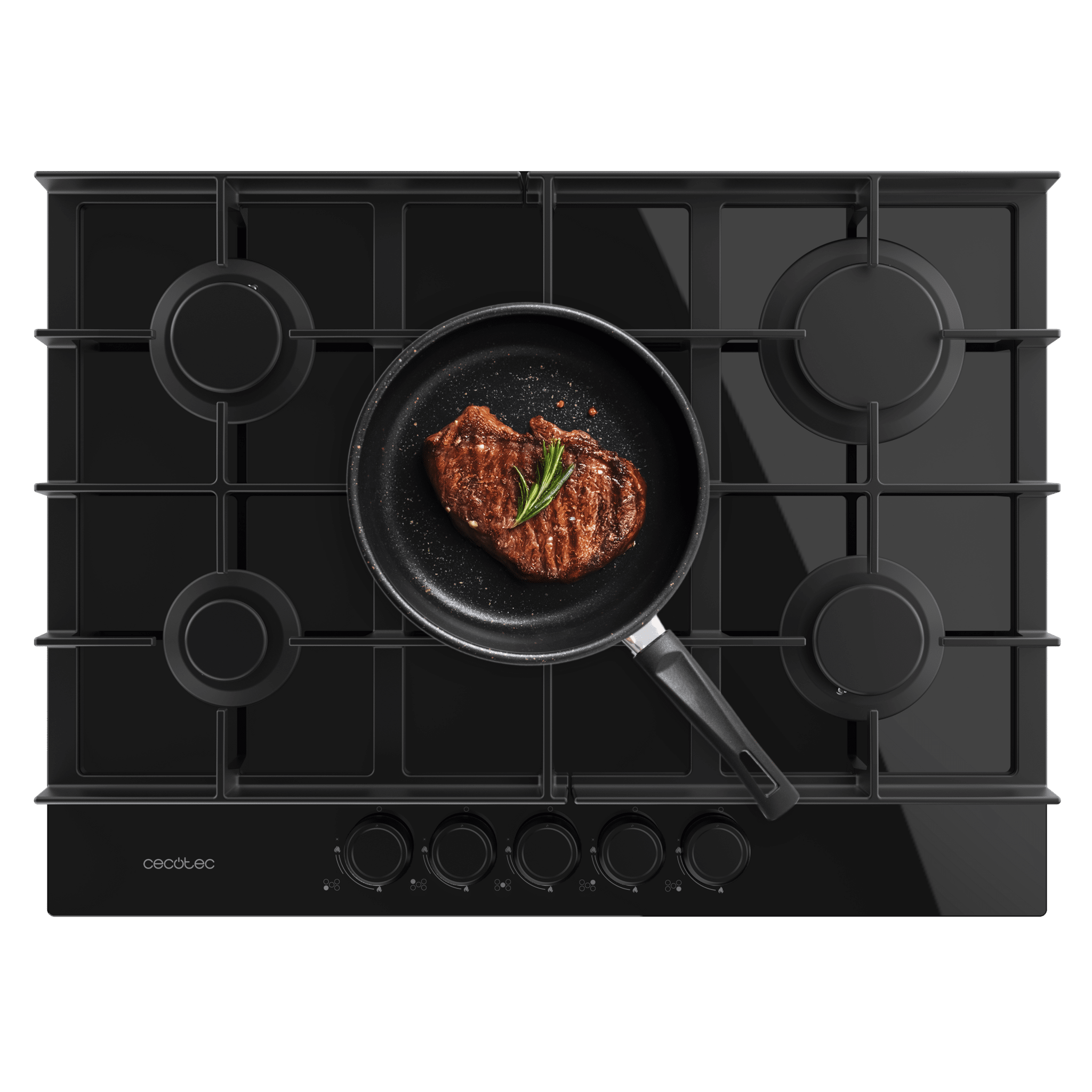 Piastra di cottura Cecotec Bolero Squad G 5400F Glass Black