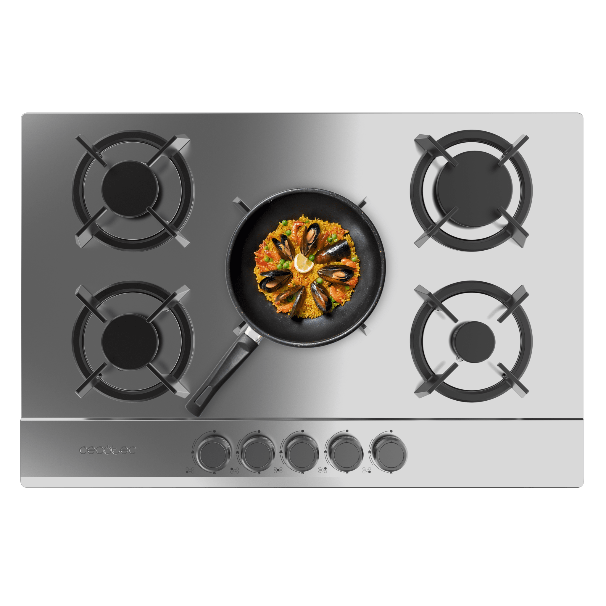 Placa de cocción Cecotec Bolero Squad G 5200S Inox