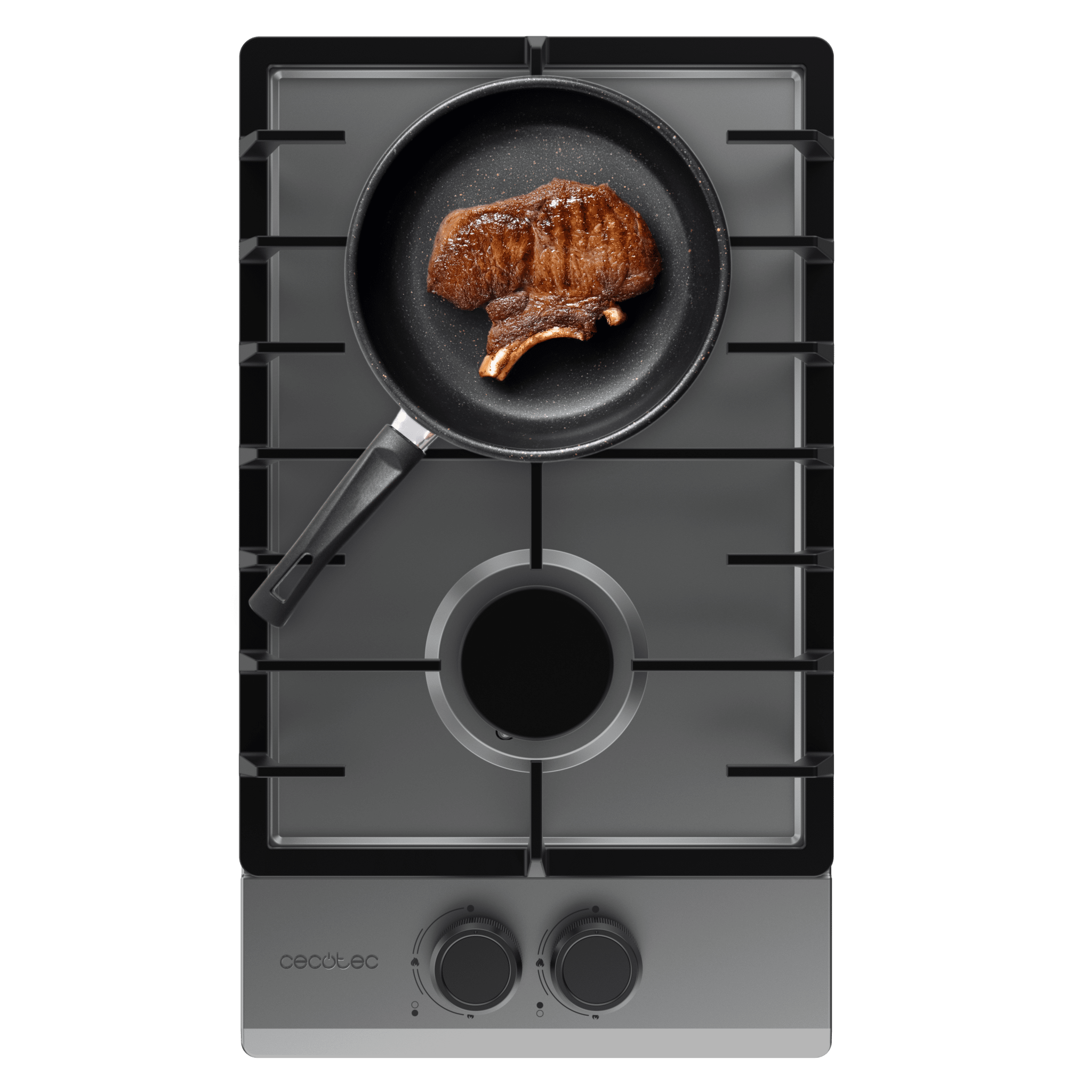Placa de cocción Cecotec Bolero Squad G 2200F Inox