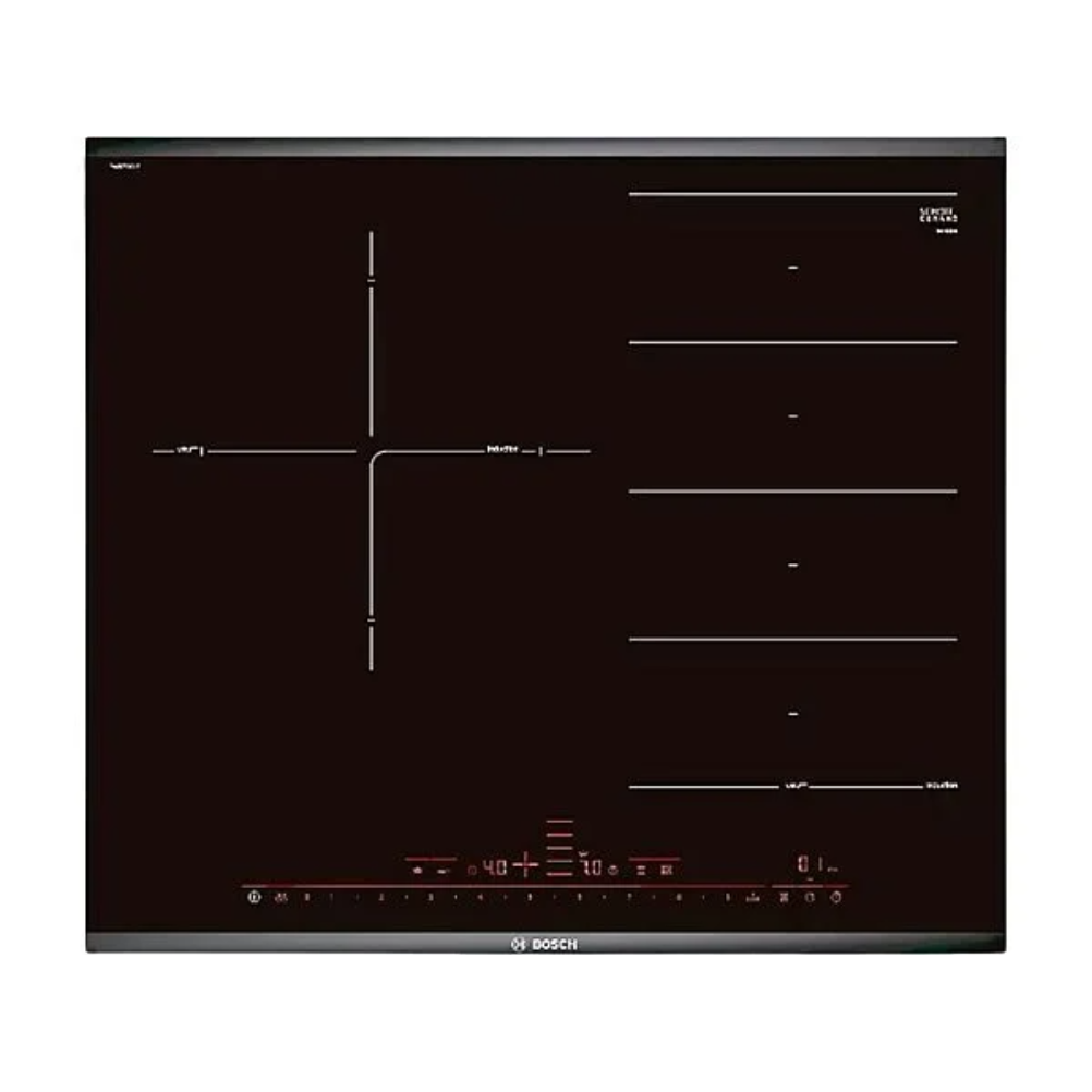 Bosch PXJ675DC1E, piano cottura a induzione nero da 60,6 cm con Booster