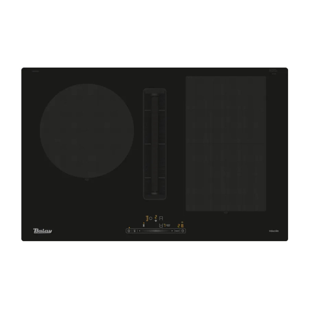 Encimera de Inducción Balay 3EBC989LU en negro con control táctil