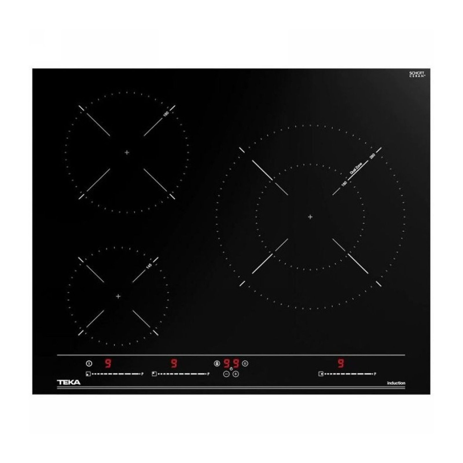 Teka IBC 63015, εστία επαγωγής 3 ζωνών και 7.200 W