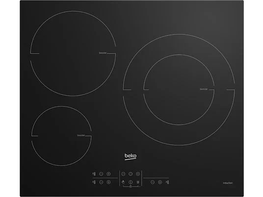 Beko HIIS63206M, εστία επαγωγική 60 εκ και 3 ζώνες